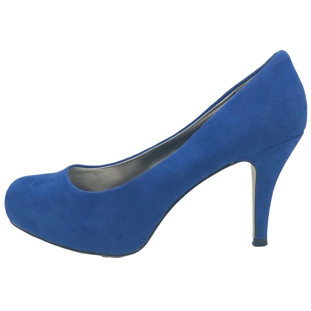 Madden Girl Blue Suede Stiletto High Heels